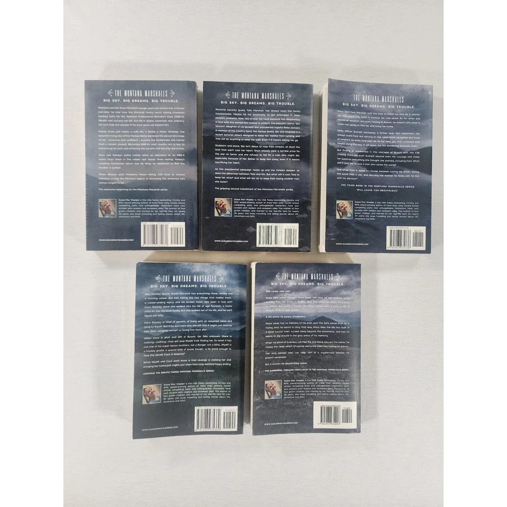 The Montana Marshalls 5 Book Set Knox Tate Ford Wyatt Ruby Jane Susan May Warren